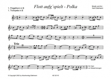 Flott aufg'spuit - Polka