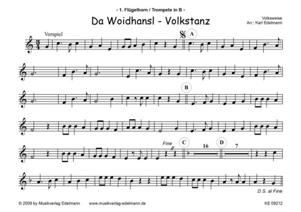 Da Woidhansl - Volkstanz, Jungbläser