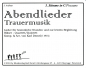 Mobile Preview: Abendlieder,  3. Stimme, Posaune in C