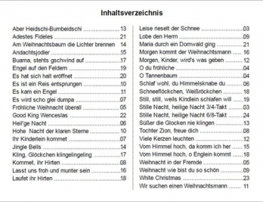 Preview: Weihnachtslieder für Bläserquintett - 1. Posaune, 3. Stimme