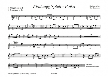 Preview: Flott aufg'spuit - Polka