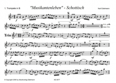 "Musikantenleben" - Schottisch