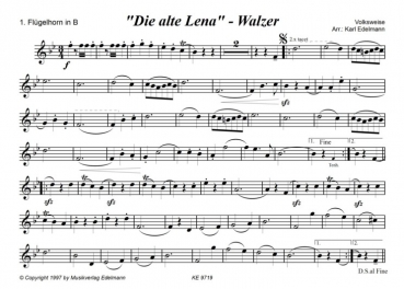 Die alte Lena - Walzer