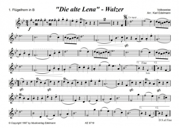 Preview: Die alte Lena - Walzer