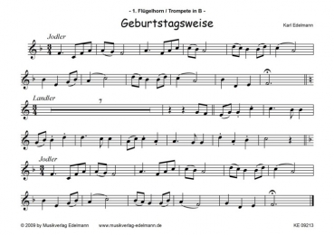 Preview: Geburtstagsweise, Jungbläser