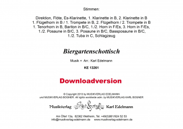 Biergartenschottisch - Download