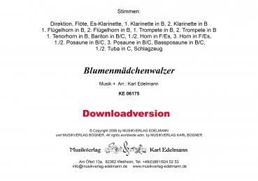 Blumenmädchenwalzer - Download