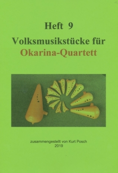 Heft 9 Volksmusikstücke für Okarina-Quartett
