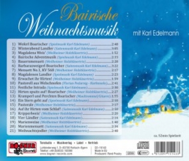 CD - Bairische Weihnachtsmusik