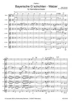 Preview: Bayerische G`schichten - Walzer von Willy Richartz