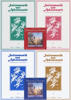 Saitenmusik zur Adventszeit, 4 Hefte + 2 CD