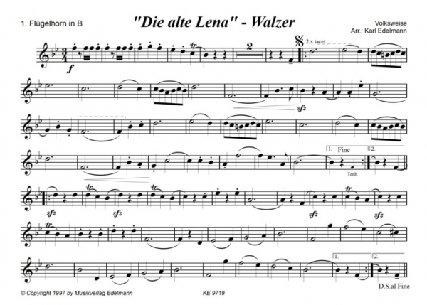 Die alte Lena - Walzer