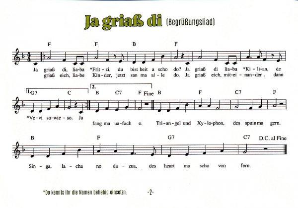 Ja griaß di!