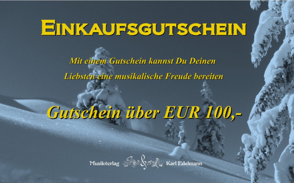 Einkaufsgutschein EUR 100,-