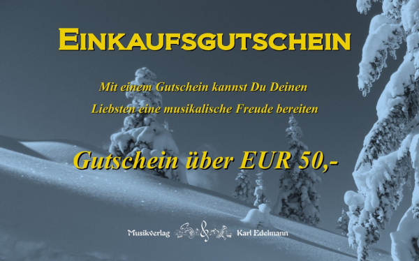Einkaufsgutschein EUR 50,-