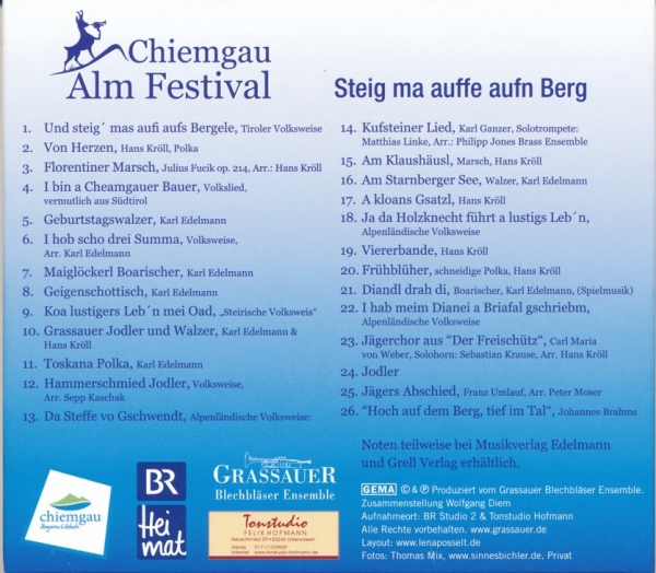 CD - Chiemgau Alm Festival