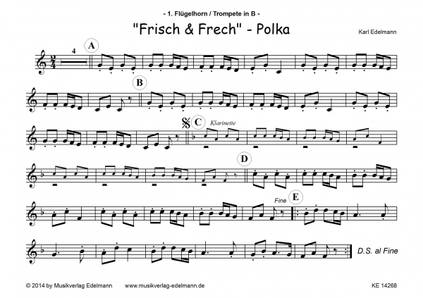 Frisch & Frech - Polka, Jungbläser