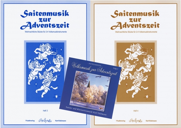 Saitenmusik zur Adventszeit, Heft 3 + 4 + CD