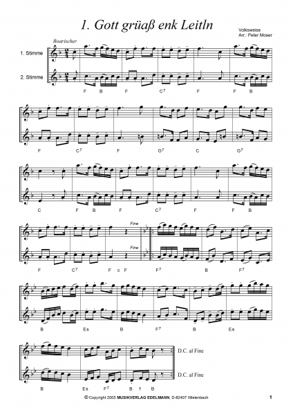 Saitenmusik zur Adventszeit, Heft 3